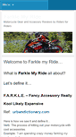 Mobile Screenshot of farklemyride.com